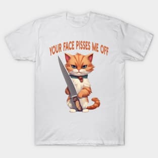 your face pisses me off T-Shirt